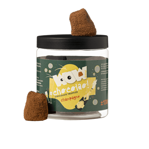 Samppanja-suklaatruffelit - Lahjapurkki 130g
