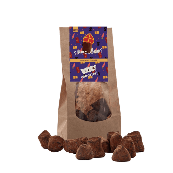 Speculaas suklaa tryffelit - Sinterklaas-painos - Biologisesti hajoava pussi 130g