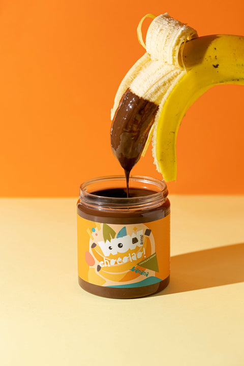 Banana chocolate Spread - 275g - WOW Chocolao!