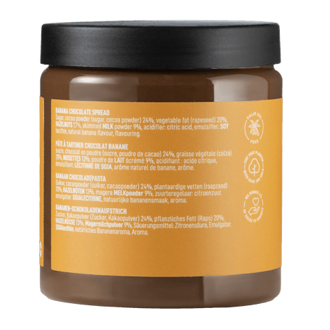 Banana chocolate Spread - 275g - WOW Chocolao!