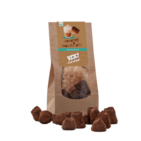 Caramel Macchiato Chocolate Truffles - Biodegradable bag 130g - WOW Chocolao!