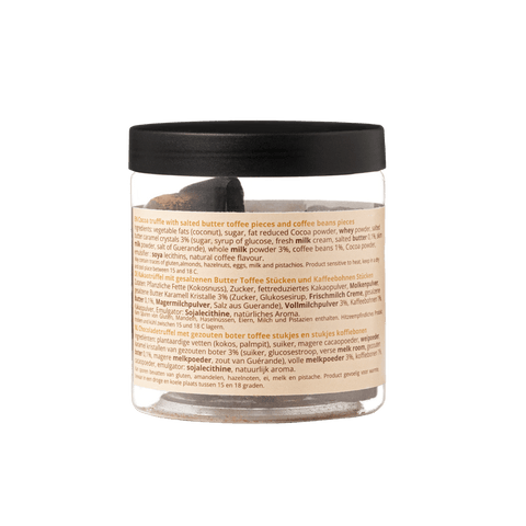 Caramel Macchiato Chocolate Truffles Gift Jar 130g | Coffee Chocolate - WOW Chocolao!
