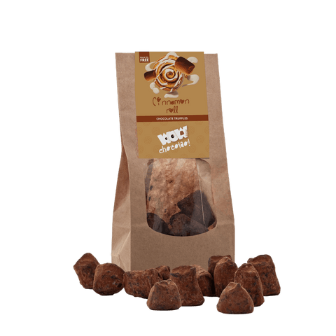 Cinnamon Roll Chocolate Truffles - Biodegradable bag 130g - WOW Chocolao!