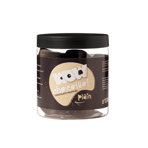 Classic Chocolate Truffles Gift Jar 130g | Luxury French Chocolate - WOW Chocolao!