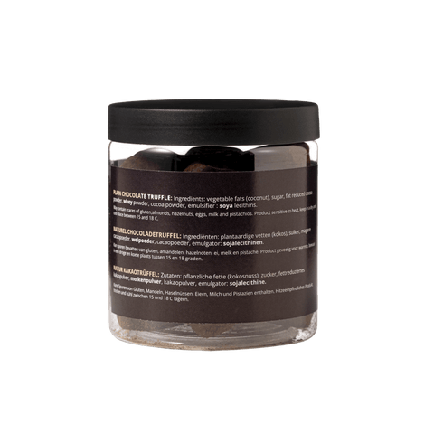 Classic Chocolate Truffles Gift Jar 130g | Luxury French Chocolate - WOW Chocolao!