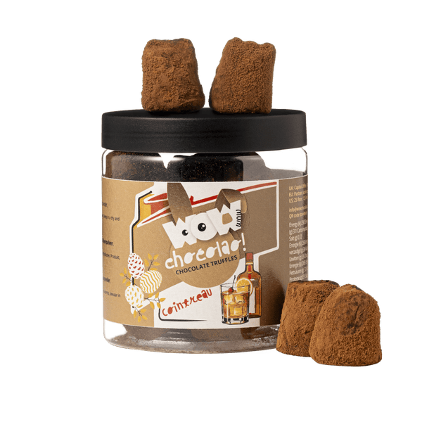 Cointreau-suklaatruffelit - pääsiäislahjapurkki 130g
