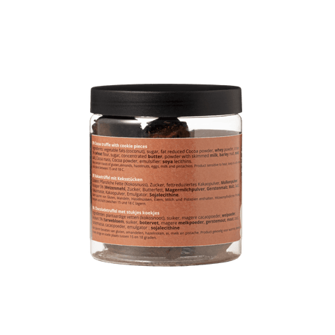 Crispy Cookies - Easter chocolate truffles - Gifting jar 130g - WOW Chocolao!