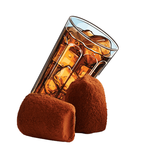 Fizzy Cola chocolate truffles - bulk - WOW Chocolao!
