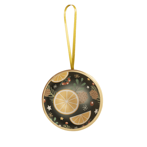 Golden Robin Christmas Bauble Filled with Crunchy Truffle Pops - WOW Chocolao!