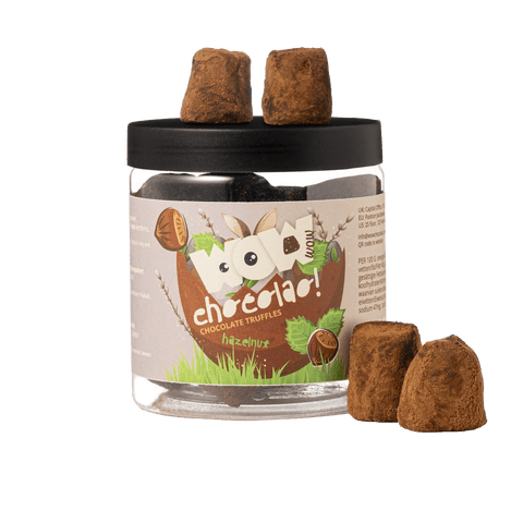 Hazelnut - Easter Chocolate Truffles - 130g Gifting jar - WOW Chocolao!