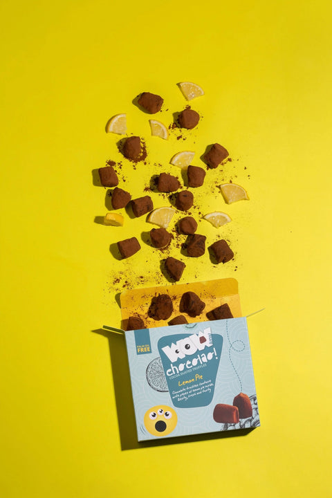 Lemon Pie Chocolate Truffles XL Box 250g | Crunchy Lemon Chocolate - WOW Chocolao!