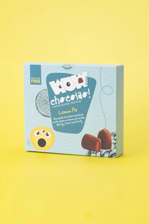 Lemon Pie Chocolate Truffles XL Box 250g | Crunchy Lemon Chocolate - WOW Chocolao!