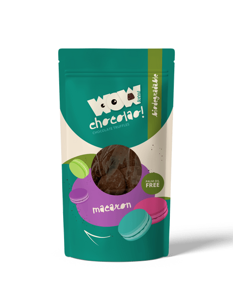 Macaron - 200g Biodegradable bag - WOW Chocolao!