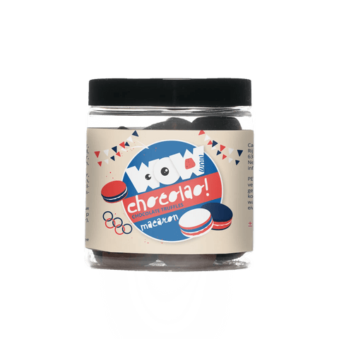 Macaron Chocolate Truffles - Olympics 2024 - Gifting jar 130g - WOW Chocolao!