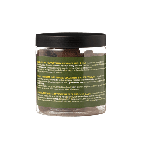 Orange - Easter Chocolate Truffles - Gifting jar 130g - WOW Chocolao!