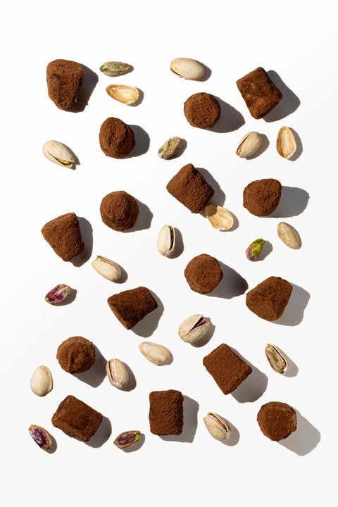 Pistachio Chocolate Truffles - bulk - WOW Chocolao!