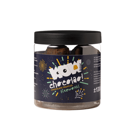 Popping Candy - New year chocolate truffles - Gifting jar 130g - WOW Chocolao!