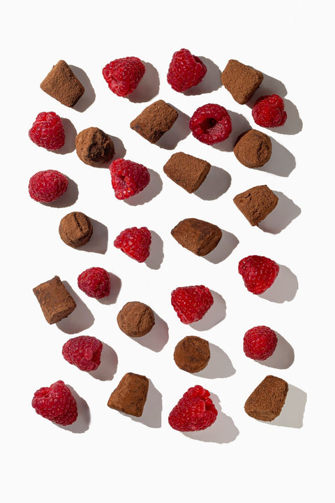 Raspberry chocolate truffles - bulk - WOW Chocolao!