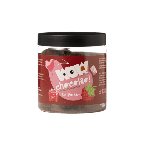 Raspberry Valentine Chocolate Truffles - Gifting jar 130g - WOW Chocolao!