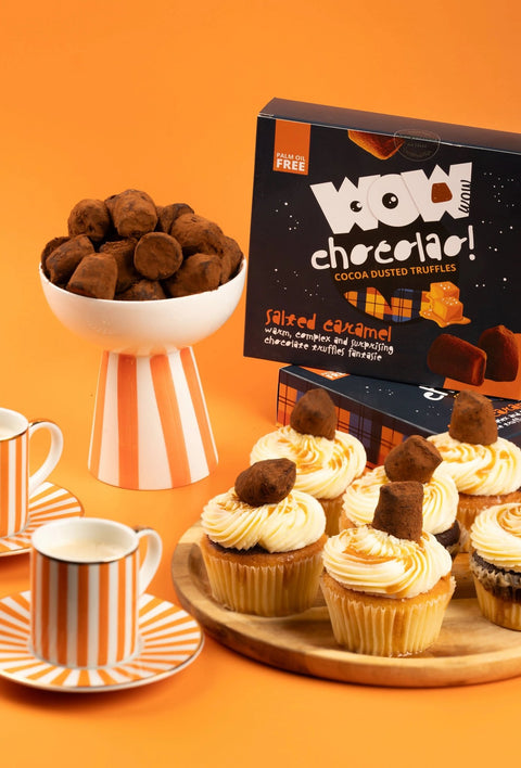 Salted Caramel Chocolate Truffles XL Box 250g | Sweet Salty Chocolate - WOW Chocolao!