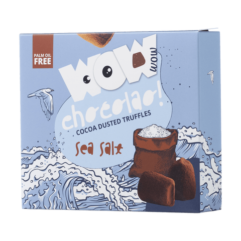 Sea salt Chocolate Truffles XL Box 250g | Luxury French Chocolate - WOW Chocolao!