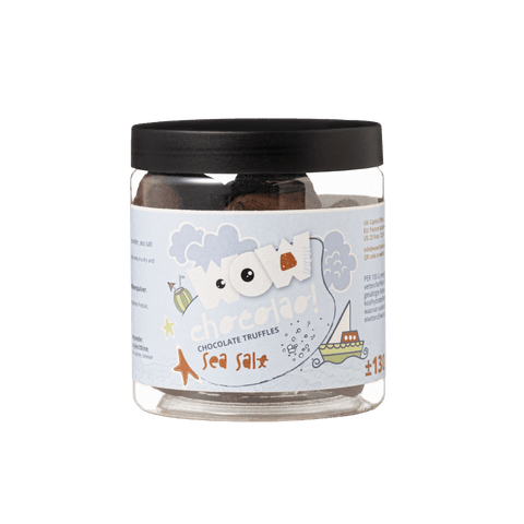 Sea Salt Summer Truffles Gift Jar 130g | Refreshing Chocolate - WOW Chocolao!