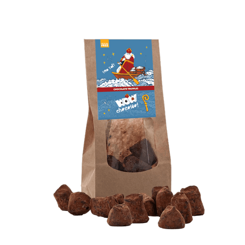 Sea Salt Truffles - Sinterklaas Edition - Biodegradable bag 130g - WOW Chocolao!