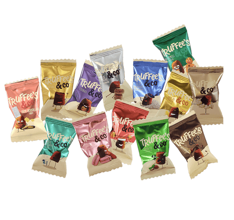 Truffee's & Co Chocolate Truffles - Individually Wrapped - Mixed flavours - WOW Chocolao!