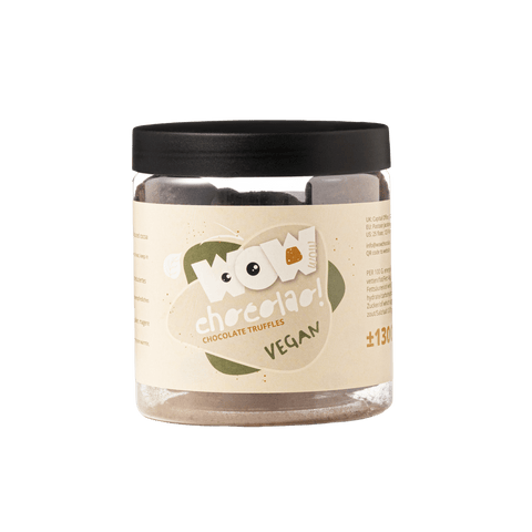 Vegan Chocolate Truffles Gift Jar 130g | Dairy - Free Chocolate - WOW Chocolao!