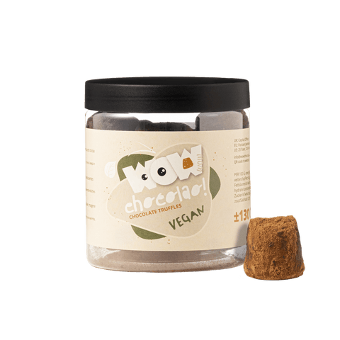 Vegan Chocolate Truffles Gift Jar 130g | Dairy - Free Chocolate - WOW Chocolao!