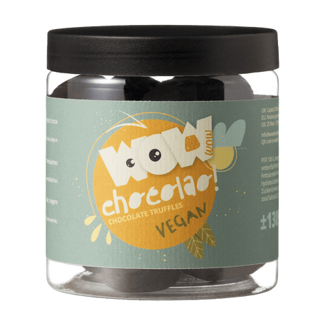 Vegan Summer Truffles Gift Jar 130g | Dairy - Free Summer Chocolate - WOW Chocolao!
