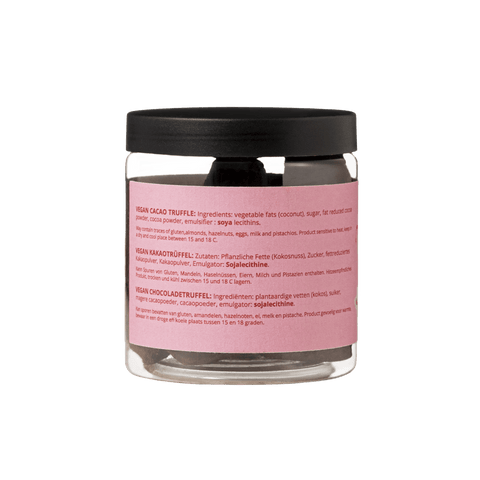 Vegan - Valentine edition - 130g Gifting jar - WOW Chocolao!
